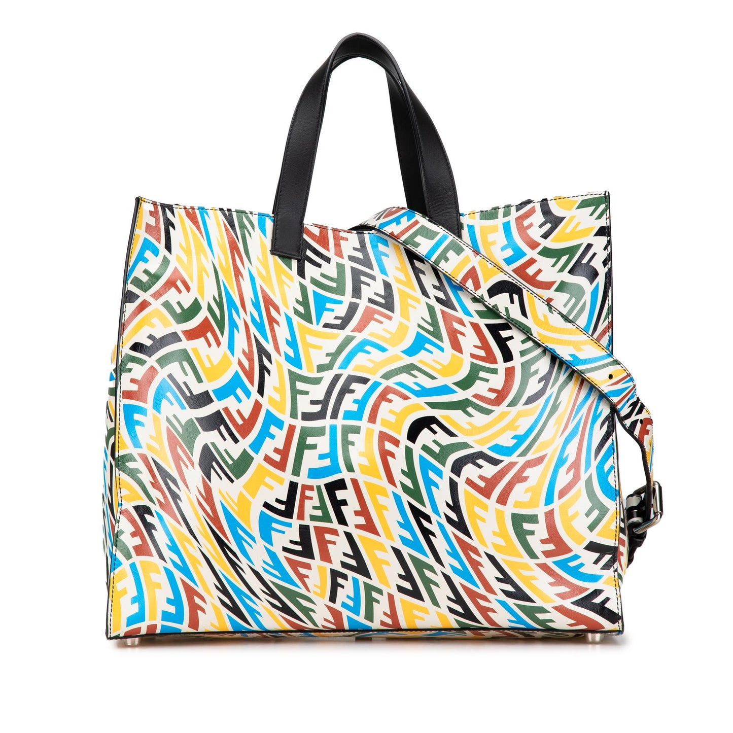 Fendi Tote Leather Red Tote Bag Leather