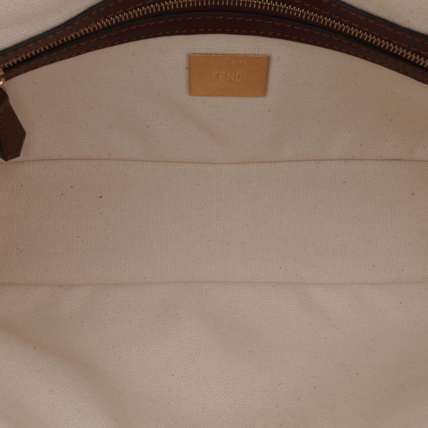 Fendi Baguette Canvas Red Shoulder Bag Style 44