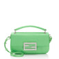 Fendi Baguette Satin Red Shoulder Bag