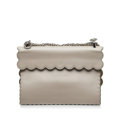 Fendi Scalloped Kan I Satchel (SHG-0g81DK)