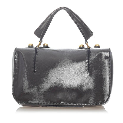 Fendi Secret Code F3 Leather Satchel (SHG-33043)