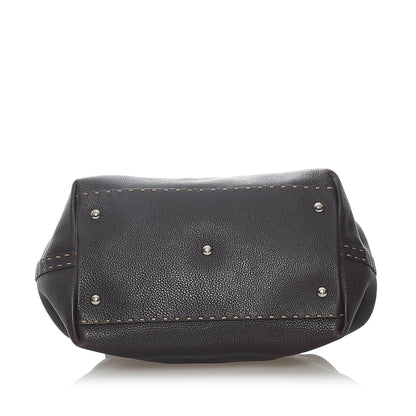 Fendi Selleria Leather Handbag (SHG-37198)