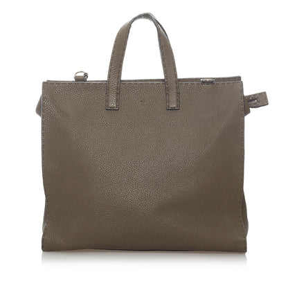 Fendi Selleria Leather Satchel (SHG-33374)