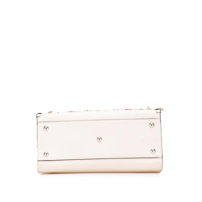 Fendi Small Bicolor Calfskin Whipstitch Runway Satchel