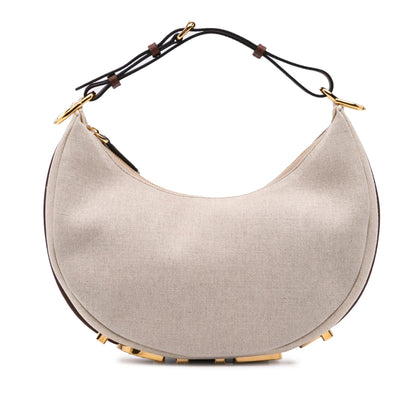 Fendi Small Canvas Fendigraphy Hobo
