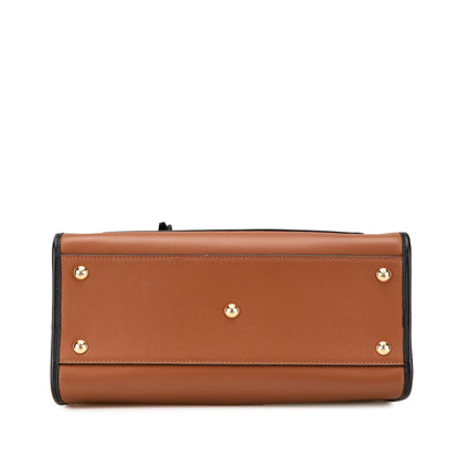 Fendi Runaway Leather Red Handbag