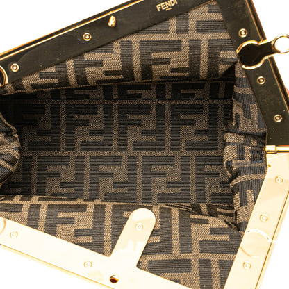 Fendi First Zucchino Red Shoulder Bag