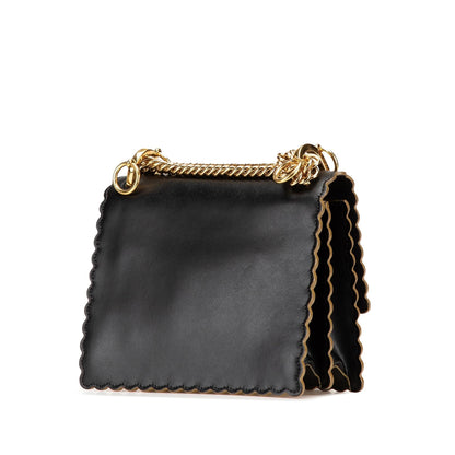 Fendi Kan I Leather Red Crossbody Leather