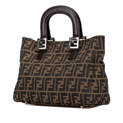 Fendi Tote Canvas Red Tote Bag