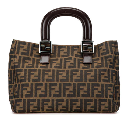 Fendi Tote Zucchino Red Tote Bag Zucchino