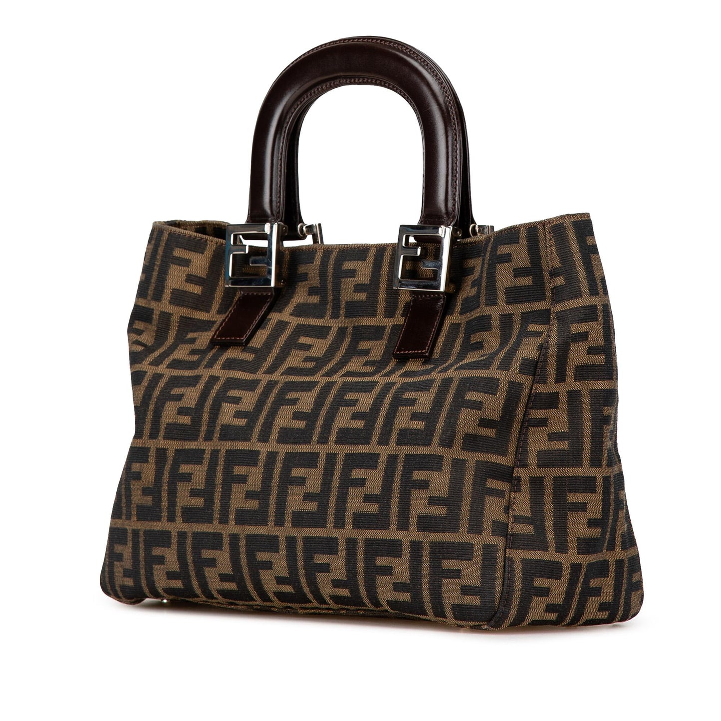 Fendi Tote Canvas Red Tote Bag Style 2