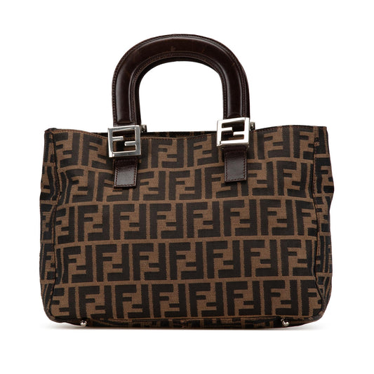Fendi Tote Canvas Red Tote Bag Style 6