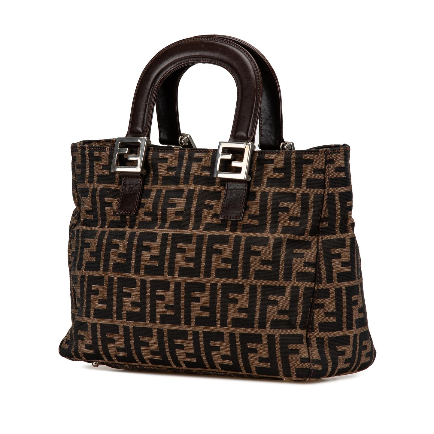 Fendi Tote Canvas Red Tote Bag Style 6