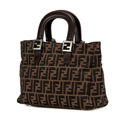 Fendi Tote Canvas Red Tote Bag Style 6