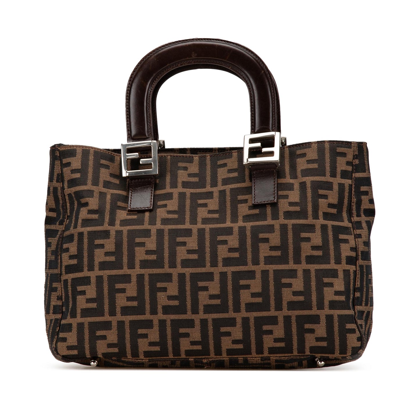 Fendi Tote Canvas Red Tote Bag Style 11