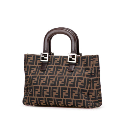 Fendi Tote Zucchino Red Tote Bag Style 43