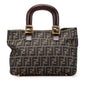 Fendi Tote Zucchino Red Tote Bag Style 47