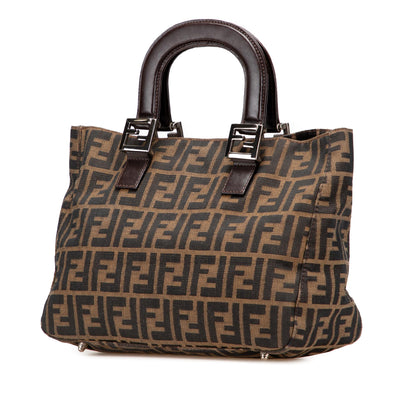 Fendi Tote Canvas Red Tote Bag Style 23