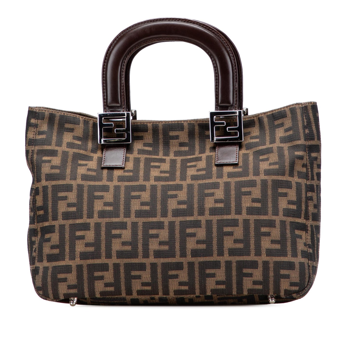 Fendi Baguette Leather Red Tote Bag Leather