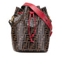 Fendi Small Zucca Embossed Leather Mon Tresor Bucket