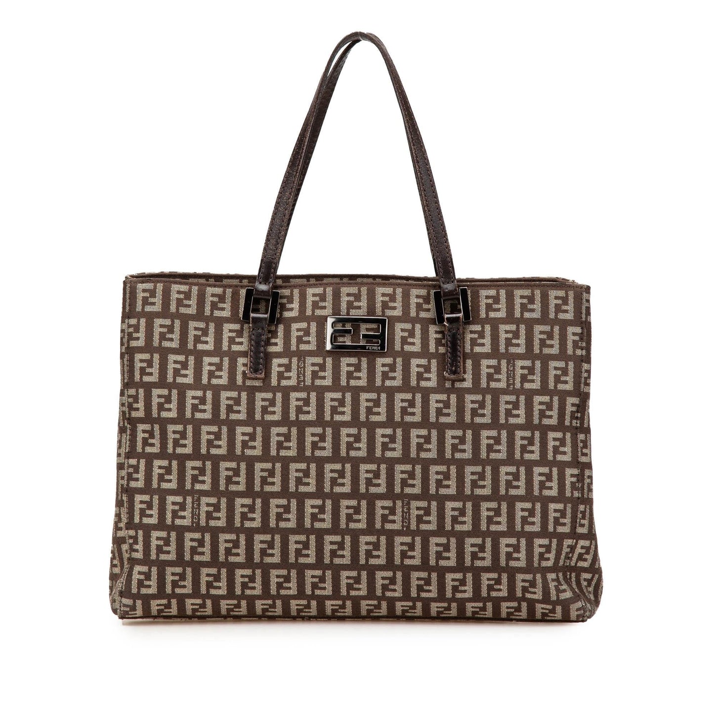 Fendi Tote Zucchino Red Tote Bag Style 21