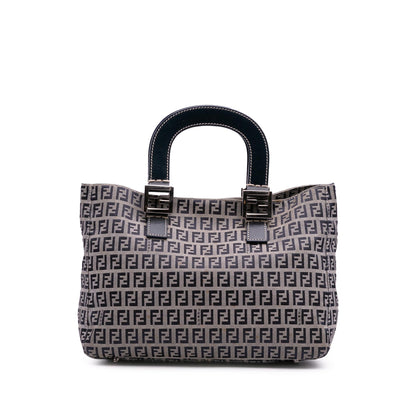 Fendi Small Zucchino Canvas Twins Tote