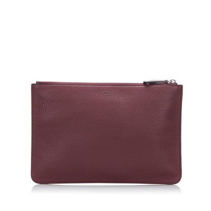 Fendi Telephone Leather Clutch (SHG-xvNet2)