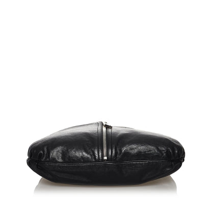 Fendi Unzipped Leather Hobo Bag (SHG-32868)