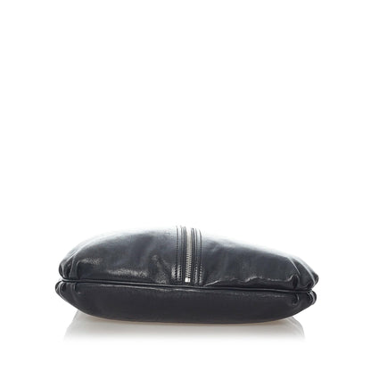 Fendi Unzipped Leather Hobo Bag (SHG-37305)