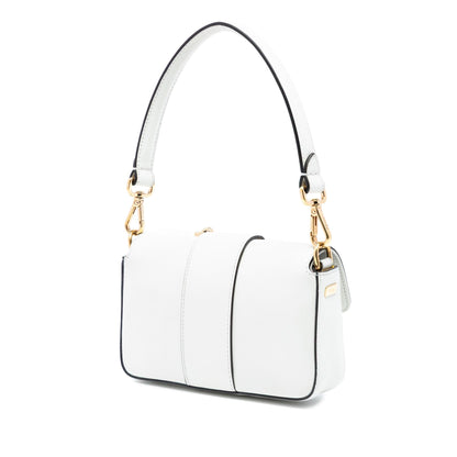 Fendi Versace Vitello Seta Fendace Mini Brooch Baguette Satchel