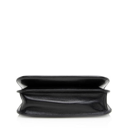 Fendi Vitello Glacier Leather Karligraphy Pocket Shoulder Bag (SHF-19815)