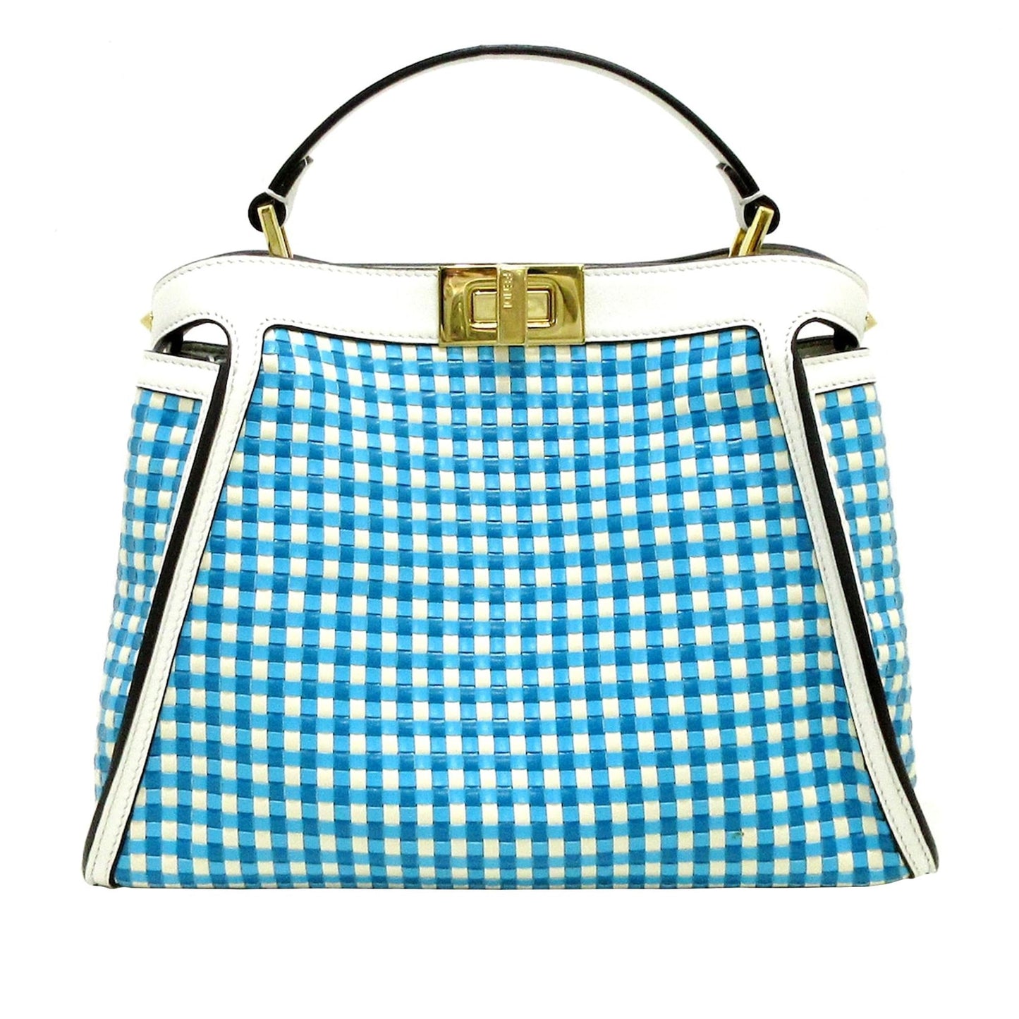 Fendi Woven Peekaboo Satchel (SHG-uY7B6k)