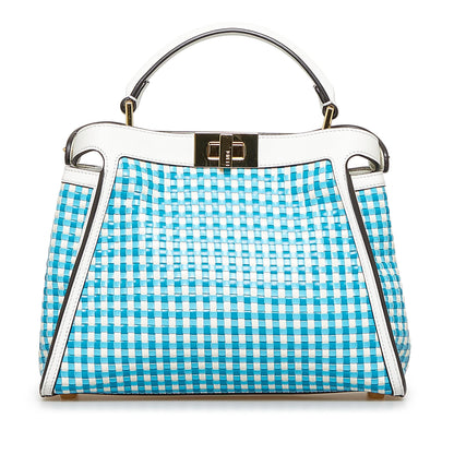 Fendi Woven Peekaboo Satchel (SHG-I4IFas)