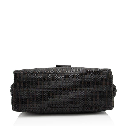Fendi Woven Zucca Leather Forever Large Shoulder Bag (SHF-QqfMFO)