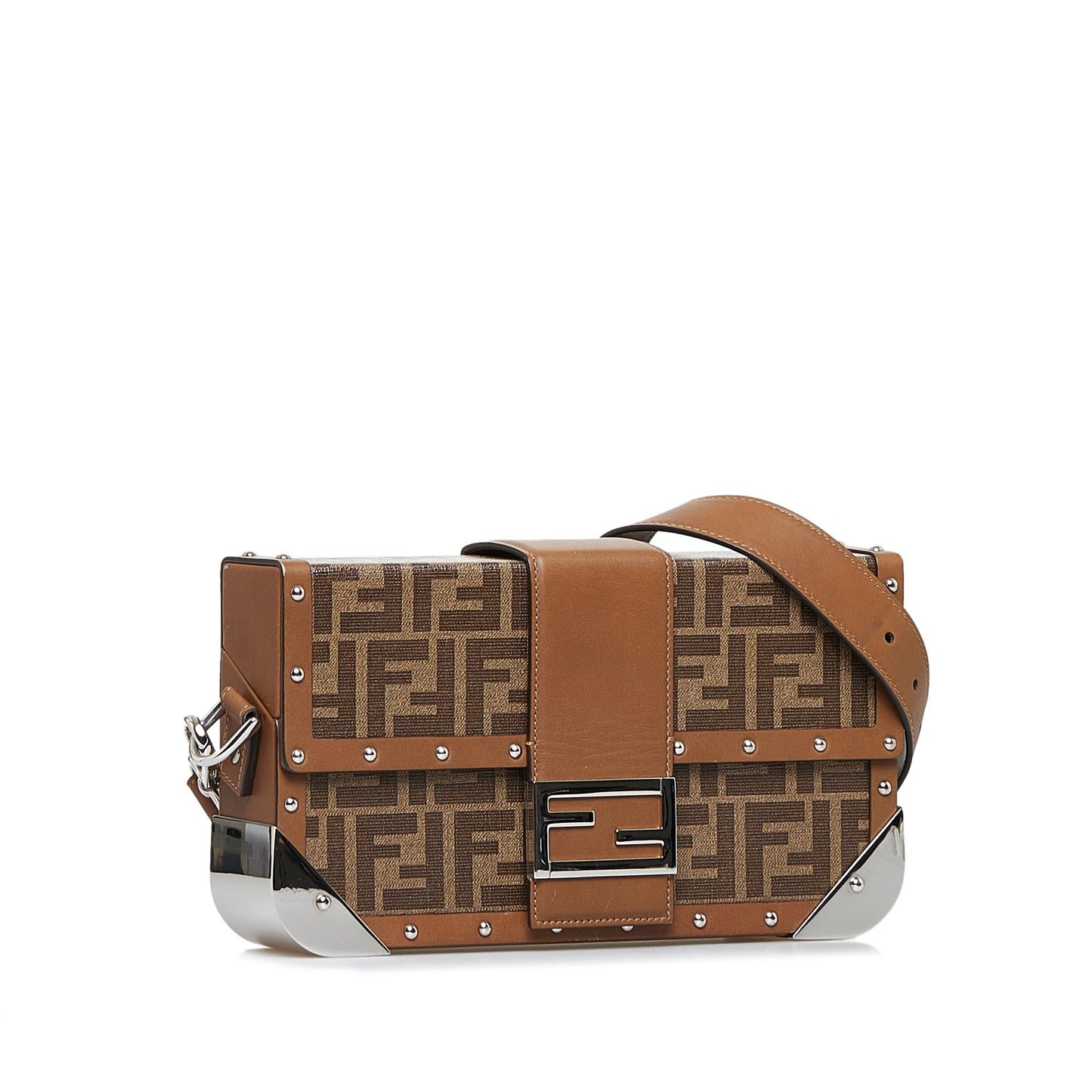 Fendi Baguette Zucca Red Shoulder Bag Style 14