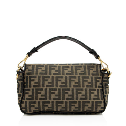 Fendi Leather Devil Trapezio Small Satchel