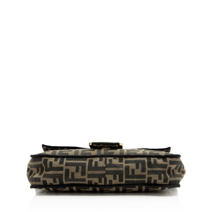 Fendi Leather Devil Trapezio Small Satchel