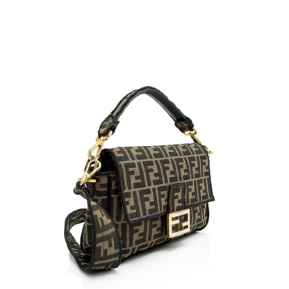 Fendi Leather Devil Trapezio Small Satchel