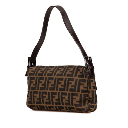 Fendi Baguette Canvas Red Shoulder Bag Style 4