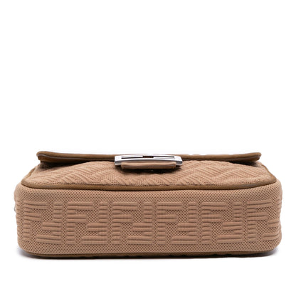 Fendi Zucca Canvas Chain Midi Baguette