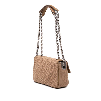 Fendi Zucca Canvas Chain Midi Baguette