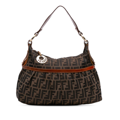 Fendi Zucca Canvas Chef Shoulder Bag