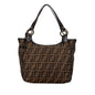 Fendi Tote Canvas Red Tote Bag Style 5