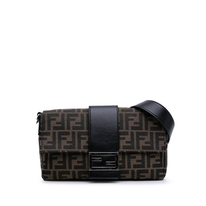 Fendi Baguette Canvas Red Shoulder Bag Style 15