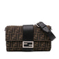 Fendi Baguette Zucchino Red Shoulder Bag Style 12