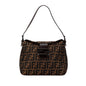 Fendi Zucca Canvas Double Flap Shoulder Bag (SHG-5160t3)
