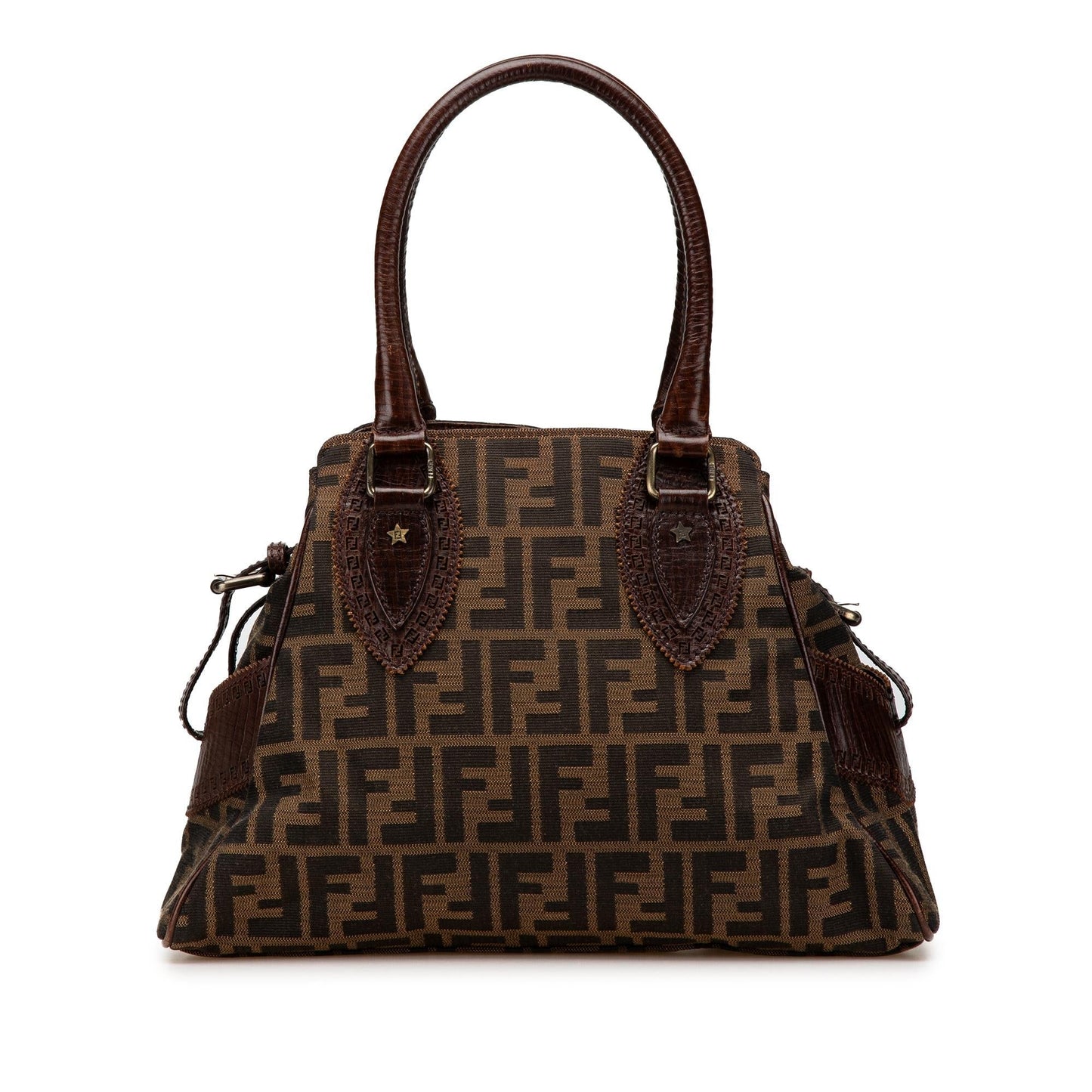 Fendi Zucca Canvas Etniko Handbag