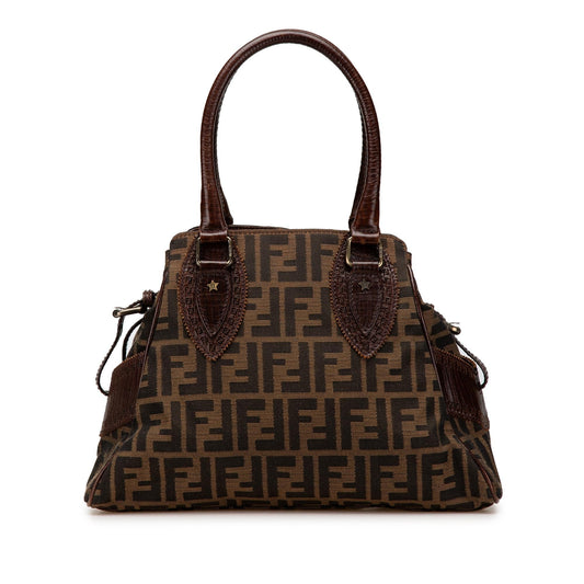 Fendi Zucca Canvas Etniko Handbag