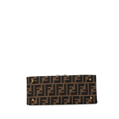 Fendi Zucca Canvas Front Pocket Tote
