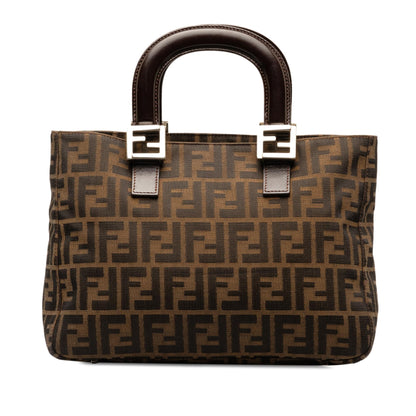 Fendi Zucca Canvas Handle Tote (SHG-yHeh88)